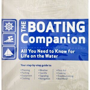 2008 The Boating Companion Book Waterproof Zipper Cover 1st Edition Guide C98